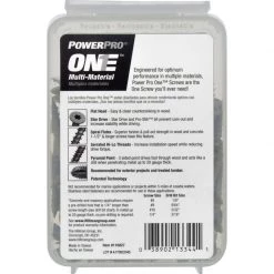 Hillman POWERPRO ONE No. 8 X 2 in. L Star Flat Head Multi-Material Screw 1 lb 121 pk -Cheap HILLMAN Store df25ca00 48ec 4fc0 80c9 52dc452e8de5