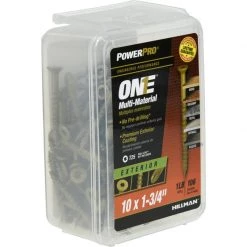 Hillman POWERPRO ONE No. 10 X 1-3/4 in. L Star Flat Head Multi-Material Screw 1 lb 106 pk 10 Hillman POWERPRO ONE No. 10 X 1-3/4 in. L Star Flat Head Multi-Material Screw 1 lb 106 pk -Cheap HILLMAN Store e17a3ff6 11da 4962 a12b 0b7da0983308