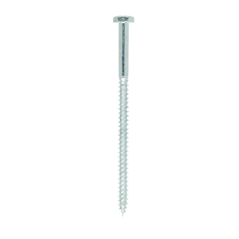 Hillman 1/4 in. X 4-1/2 in. L Hex Zinc-Plated Steel Lag Screw 100 pk 2 Hillman 1/4 in. X 4-1/2 in. L Hex Zinc-Plated Steel Lag Screw 100 pk - Image 2