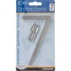Hillman Distinctions 5 in. Silver Steel Screw-On Number 7 1 pc
