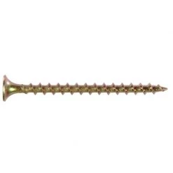 Hillman No. 8 X 3 in. L Phillips Yellow Zinc-Plated Wood Screws 100 pk -Cheap HILLMAN Store e9682010 ce9a 46e9 acfa 5a4afde33489