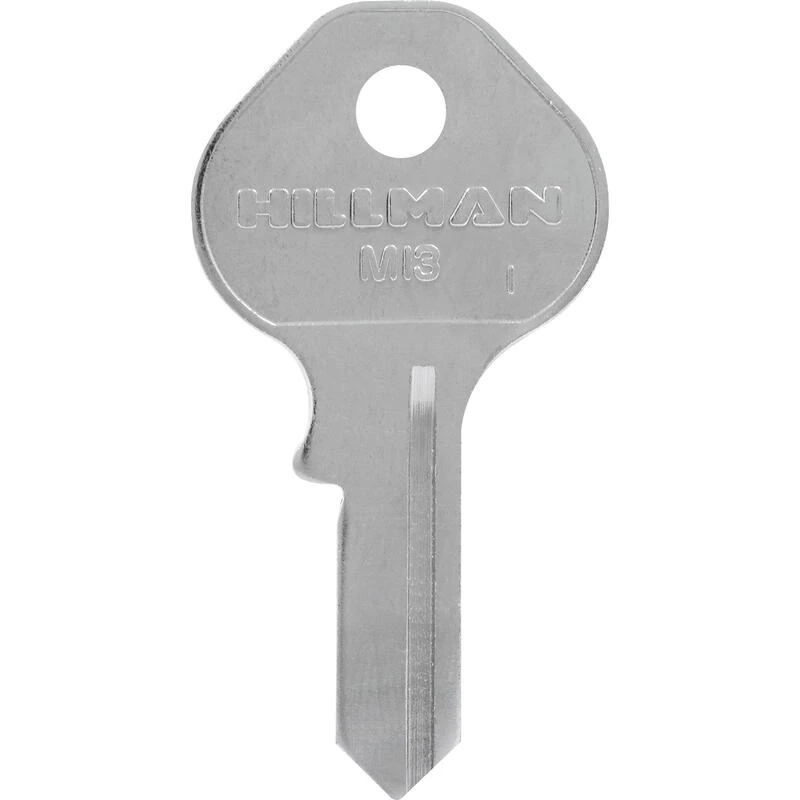 Hillman M-1P Padlock Key Blank M13 Single 1 Hillman M-1P Padlock Key Blank M13 Single