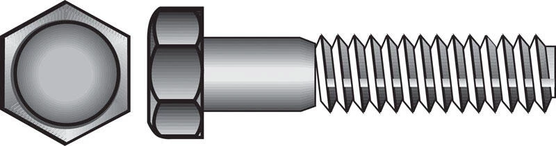 Hillman 5/16 in. D X 5 in. L Zinc Plated Steel Hex Bolt 50 pk 1 Hillman 5/16 in. D X 5 in. L Zinc Plated Steel Hex Bolt 50 pk