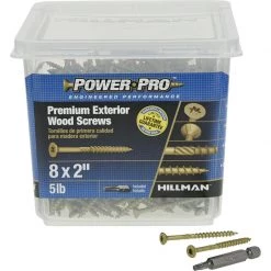 Hillman Power Pro No. 8 X 2 in. L Star Flat Head Premium Deck Screws 5 lb 767 pk 11 Hillman Power Pro No. 8 X 2 in. L Star Flat Head Premium Deck Screws 5 lb 767 pk -Cheap HILLMAN Store f33223ca 3b25 4fae 8157 9e6b86ed2a28