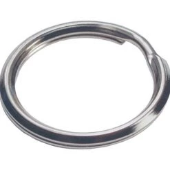 Hillman 7/8 in. D Tempered Steel Silver Split Rings/Cable Rings Key Ring