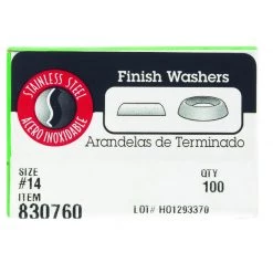 Hillman Stainless Steel 14 in. Countersunk Finish Washer 100 pk -Cheap HILLMAN Store f3f11740 a4d6 4e3d ae21 fa77839a0d0d