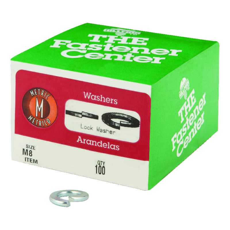 Hillman 0.31 in. D Zinc-Plated Steel Split Lock Washer 100 pk 1 Hillman 0.31 in. D Zinc-Plated Steel Split Lock Washer 100 pk