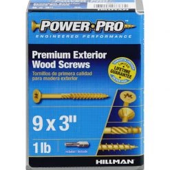 Hillman Power Pro No. 9 X 3 in. L Star Flat Head Premium Deck Screws 1 lb 83 pk 6 Hillman Power Pro No. 9 X 3 in. L Star Flat Head Premium Deck Screws 1 lb 83 pk -Cheap HILLMAN Store f830077b aa8c 48fe 9f97 ae96afef4378