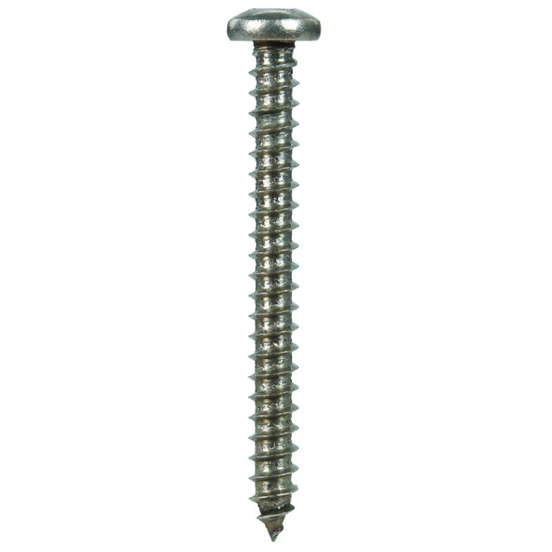 Hillman No. 14 X 2-1/2 in. L Phillips Pan Head Sheet Metal Screws 50 pk 2 Hillman No. 14 X 2-1/2 in. L Phillips Pan Head Sheet Metal Screws 50 pk - Image 2