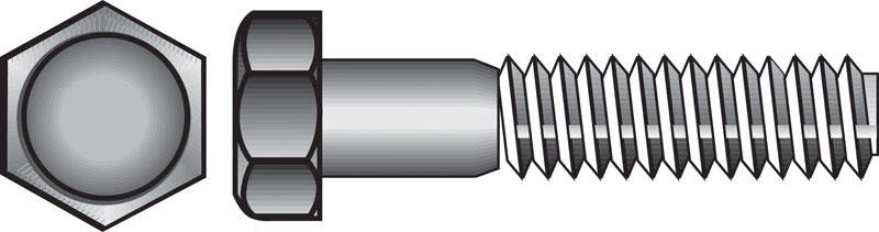 Hillman 5/16 in. D X 4 in. L Zinc Plated Steel Hex Bolt 50 pk 1 Hillman 5/16 in. D X 4 in. L Zinc Plated Steel Hex Bolt 50 pk
