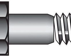 Hillman 5/16 in. D X 3/4 in. L Heat Treated Steel Hex Head Cap Screw 100 pk