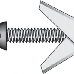 Hillman 1/4 in. D X 3 in. L Round Steel Toggle Bolt 1 pk
