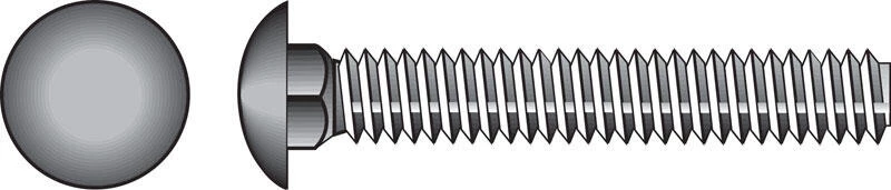 Hillman 3/8 in. X 7 in. L Zinc-Plated Steel Carriage Bolt 50 pk 1 Hillman 3/8 in. X 7 in. L Zinc-Plated Steel Carriage Bolt 50 pk