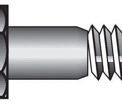 Hillman 5/8 in. D X 2 in. L Zinc Plated Steel Hex Bolt 25 pk