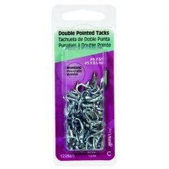 Hillman No. 9 X 7/16 in. L Galvanized Steel Double Point Tacks 1.25 pk